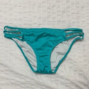 Victoria's Secret Teal Strap Bikini Bottom